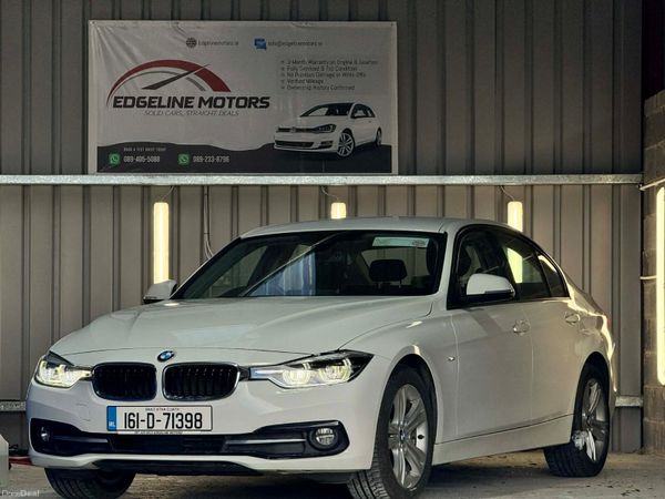 BMW 3-Series Saloon, Diesel, 2016, White