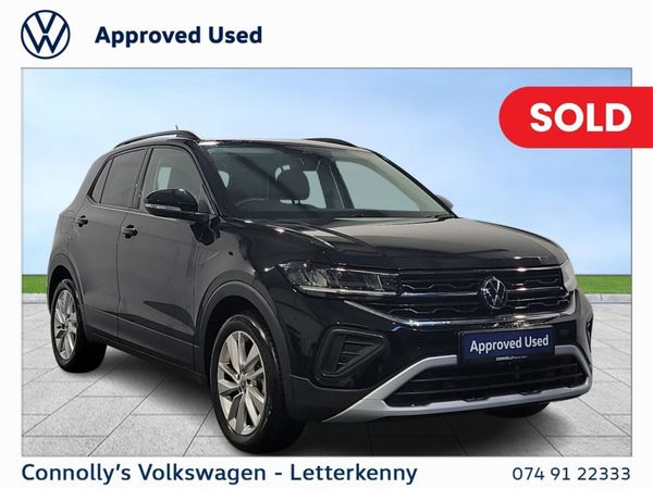 Volkswagen T-Cross Estate, Petrol, 2025, Black