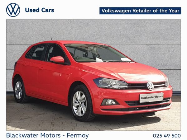 Volkswagen Polo Hatchback, Petrol, 2019, Red