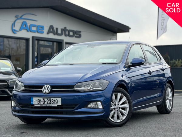 Volkswagen Polo Hatchback, Petrol, 2019, Blue