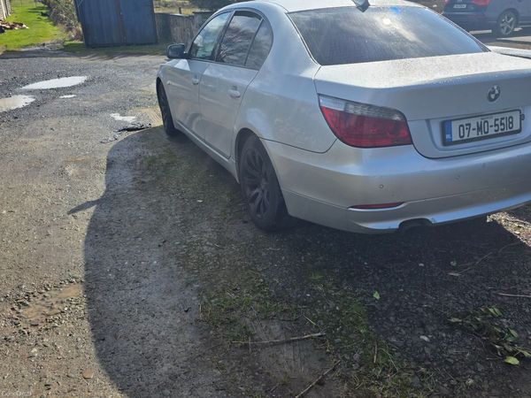 BMW 5-Series Saloon, Diesel, 2007, Silver