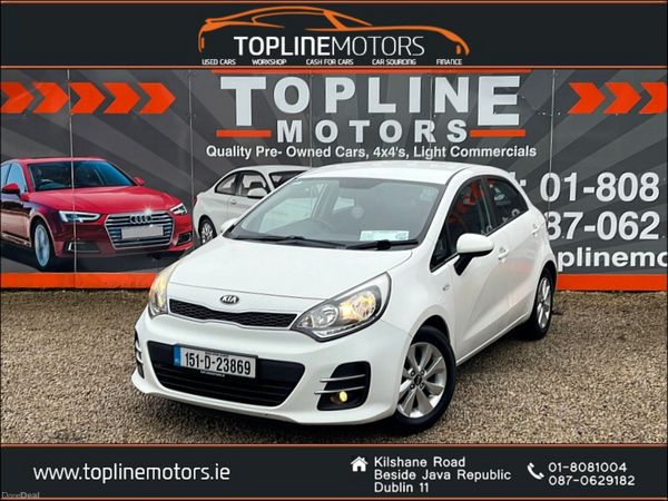 Kia Rio Hatchback, Petrol, 2015, White