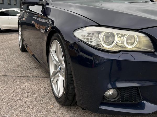 BMW 5-Series Saloon, Diesel, 2013, Blue