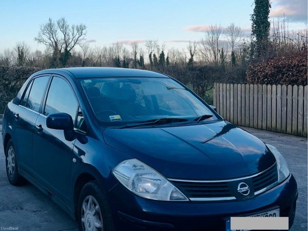Nissan Tiida Saloon, Petrol, 2007, Blue