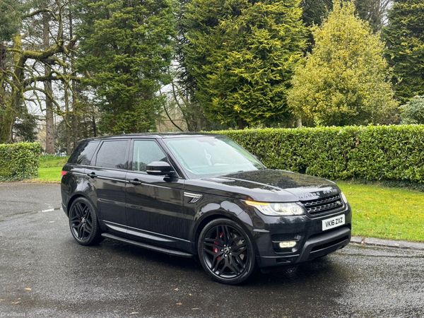 Land Rover Range Rover Sport SUV, Diesel, 2016, Black