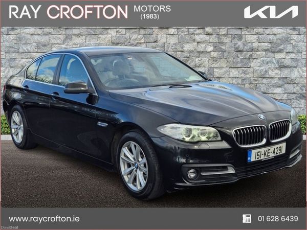 BMW 5-Series Saloon, Diesel, 2015, Black