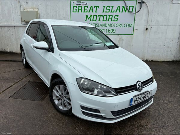 Volkswagen Golf Hatchback, Petrol, 2014, White