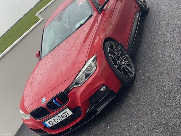 BMW 3-Series Saloon, Diesel, 2016, Red