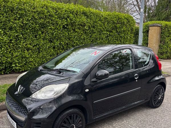 Peugeot 107 Hatchback, Petrol, 2012, Black
