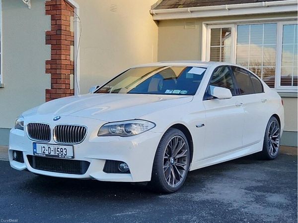 BMW 5-Series Saloon, Diesel, 2012, White