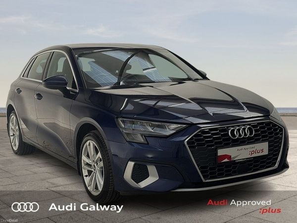 Audi A3 Hatchback, Petrol Plug-in Hybrid, 2021, Blue