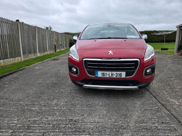 Peugeot 3008 SUV, Diesel, 2016, Red