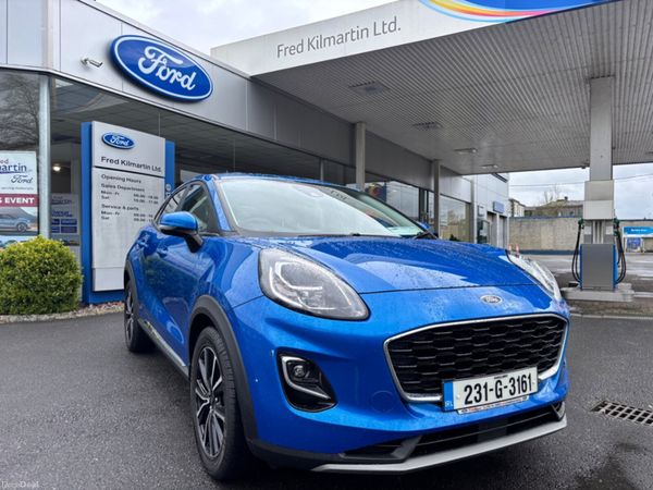 Ford Puma MPV, Petrol Hybrid, 2023, Blue