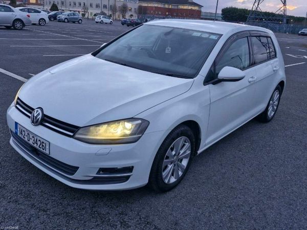 Volkswagen Golf Hatchback, Petrol, 2014, White