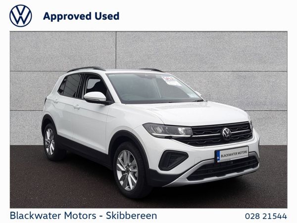 Volkswagen T-Cross SUV, Petrol, 2026, White