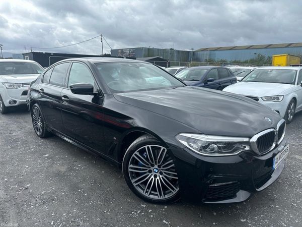 BMW 5-Series Saloon, Petrol Plug-in Hybrid, 2017, Black