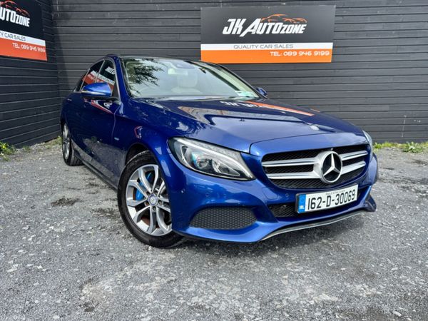 Mercedes-Benz C-Class Saloon, Petrol Plug-in Hybrid, 2016, Blue