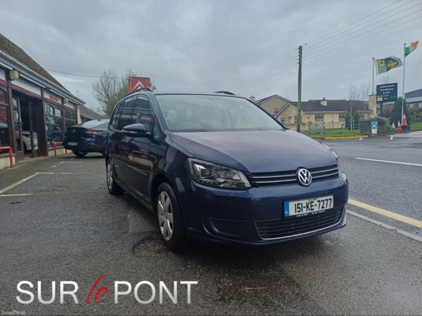Volkswagen Touran MPV, Petrol, 2015, Blue
