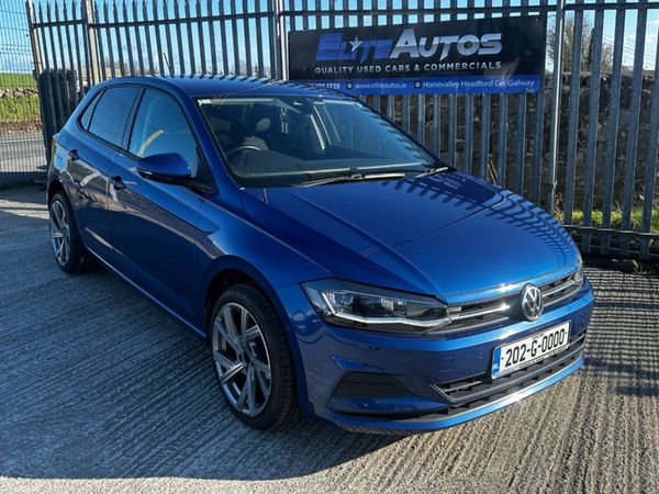 Volkswagen Polo Hatchback, Petrol, 2020, Blue