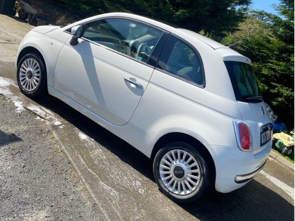 Fiat 500 Hatchback, Petrol, 2011, White