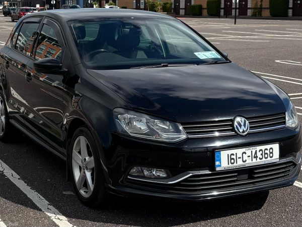 Volkswagen Polo Hatchback, Diesel, 2016, Black