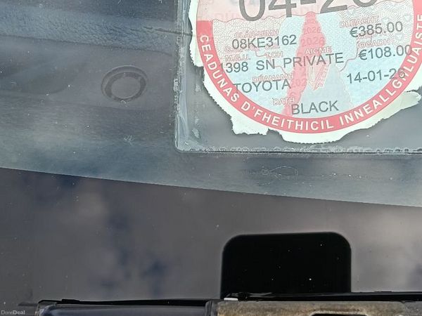 Toyota Corolla Saloon, Petrol, 2008, Black