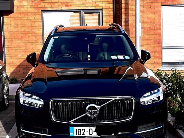 Volvo XC90 SUV, Petrol Plug-in Hybrid, 2018, Black