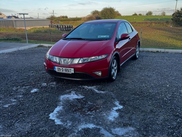 Honda Civic Hatchback, Diesel, 2009, Red