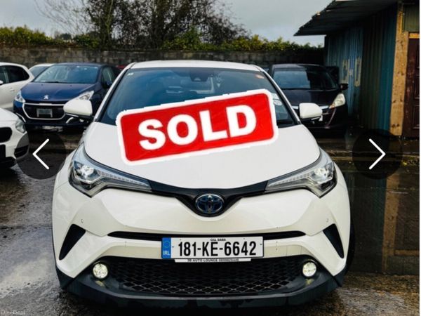 Toyota C-HR Hatchback, Petrol Hybrid, 2018, White