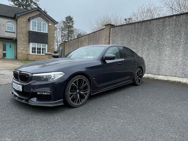 BMW 5-Series Saloon, Petrol Plug-in Hybrid, 2018, Black