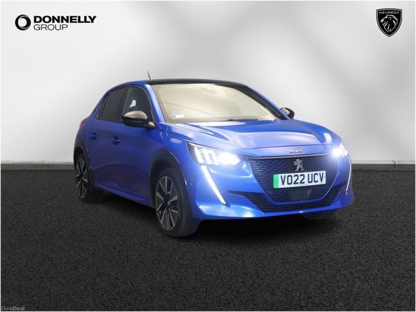 Peugeot 208 Hatchback, Electric, 2022, Blue