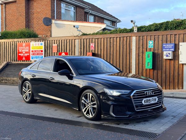 Audi A6 Saloon, Diesel Hybrid, 2019, Black