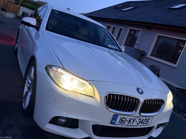 BMW 5-Series Saloon, Diesel, 2016, White