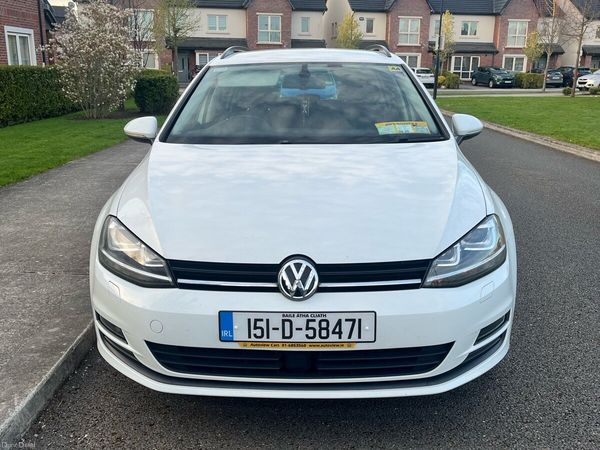 Volkswagen Golf Estate, Petrol, 2015, White