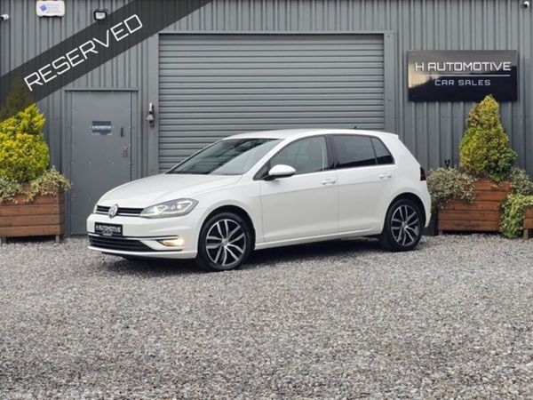 Volkswagen Golf Hatchback, Petrol, 2018, White