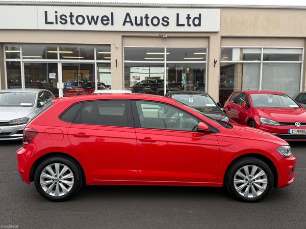 Volkswagen Polo Hatchback, Petrol, 2018, Red