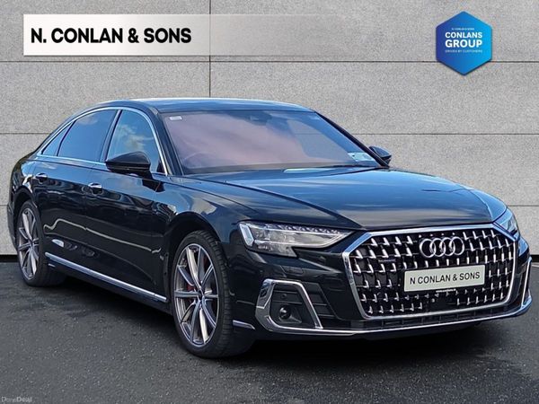 Audi A8 Saloon, Petrol Plug-in Hybrid, 2023, Black