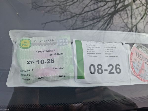 Toyota Vitz Hatchback, Petrol, 2006, White