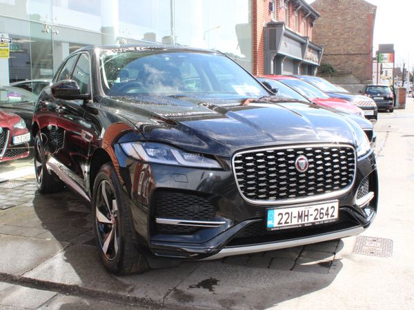 Jaguar F-Pace SUV, Petrol Plug-in Hybrid, 2022, Black
