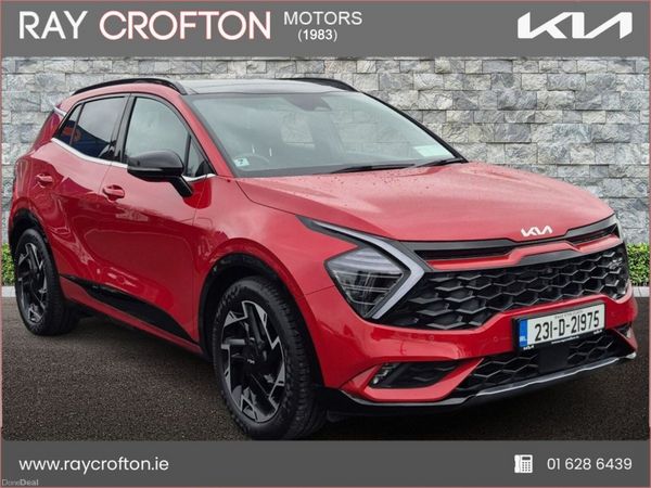 Kia Sportage SUV, Diesel Hybrid, 2023, Red