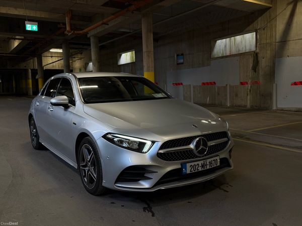 Mercedes-Benz A-Class Hatchback, Petrol Plug-in Hybrid, 2020, Silver