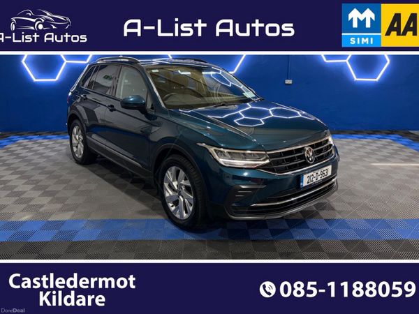 Volkswagen Tiguan SUV, Diesel, 2021, Blue