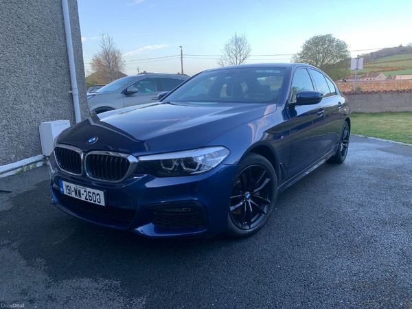 BMW 5-Series Saloon, Diesel, 2019, Blue