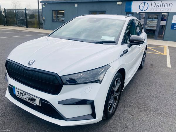 Skoda Enyaq SUV, Electric, 2024, White