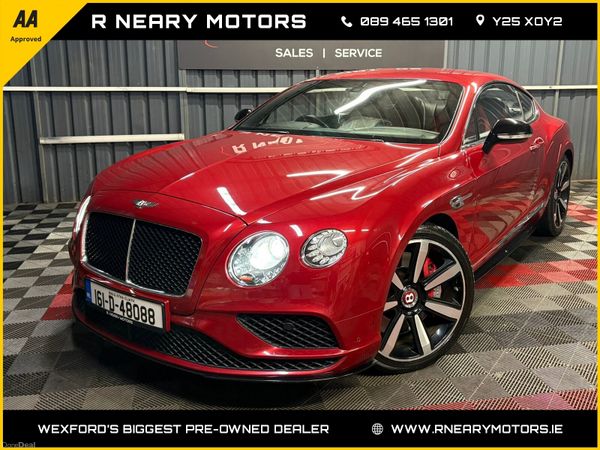 Bentley Continental Coupe, Petrol, 2016, Red