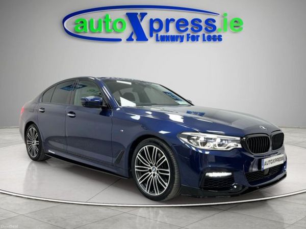 BMW 5-Series Saloon, Diesel, 2018, Blue
