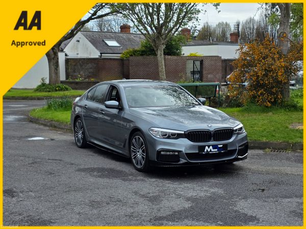 BMW 5-Series Saloon, Petrol Plug-in Hybrid, 2017, Blue