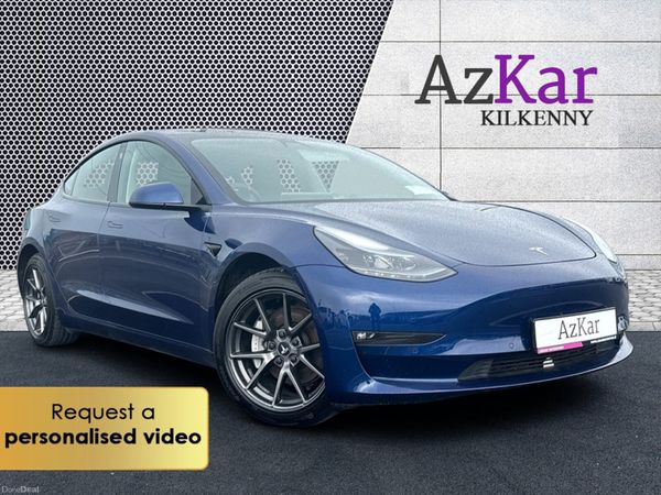 Tesla Model 3 Saloon, Electric, 2021, Blue