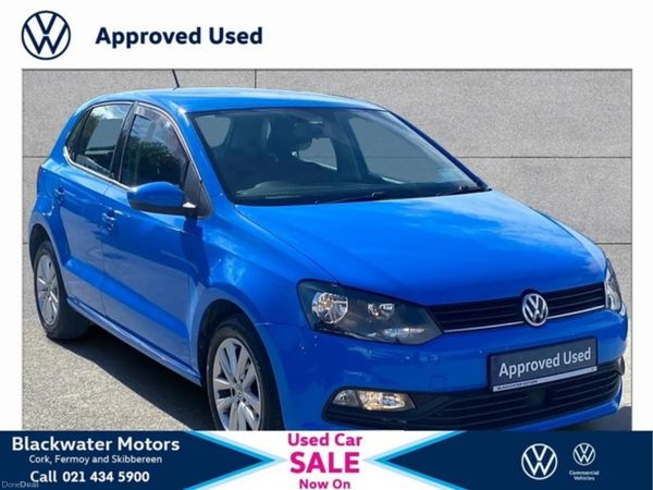 Volkswagen Polo Hatchback, Petrol, 2016, Blue