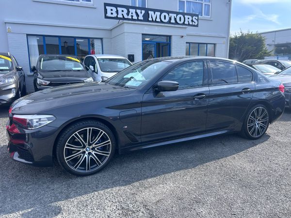 BMW 5-Series Saloon, Petrol Plug-in Hybrid, 2018, Grey
